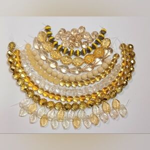 Czech glass bead bundle 10-strands Jewelry Making